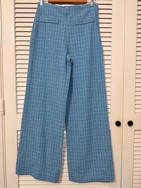 Sandro Narsy Flare/Wide Leg Tweed Pant Size 36 FR/4 US